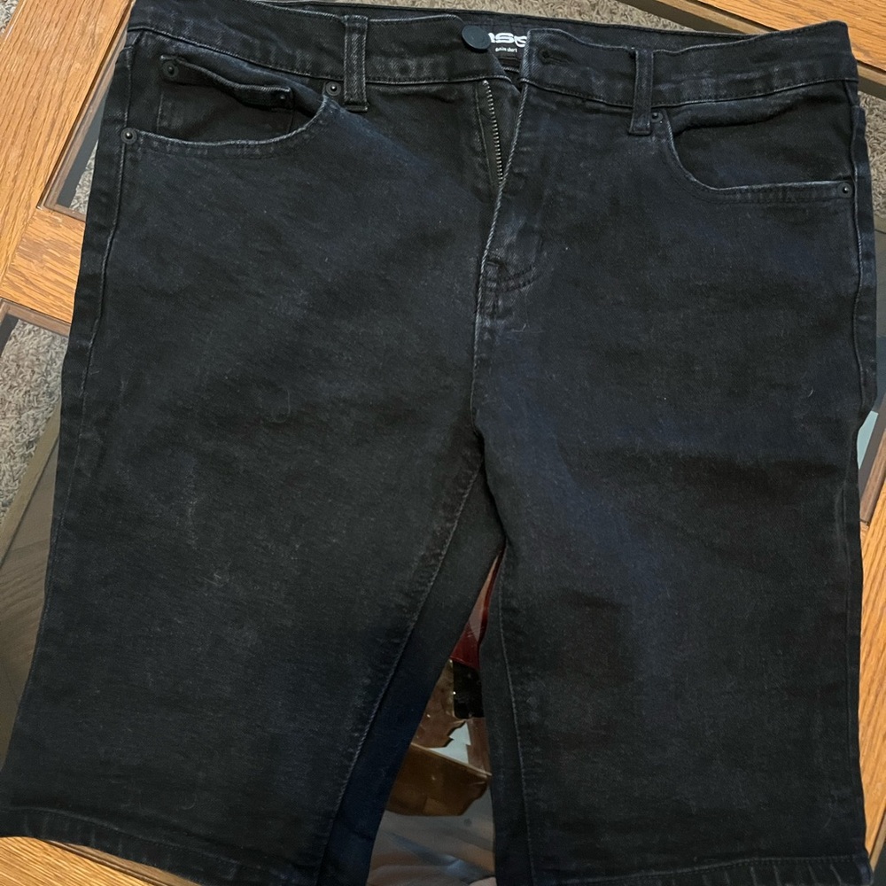 RSQ Black Denim Shorts